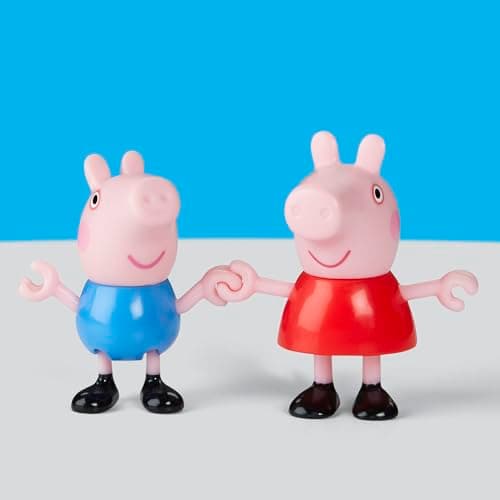 Peppa Pig Peppas fünfköpfige Familie Figurenset, Pink – Bild 2