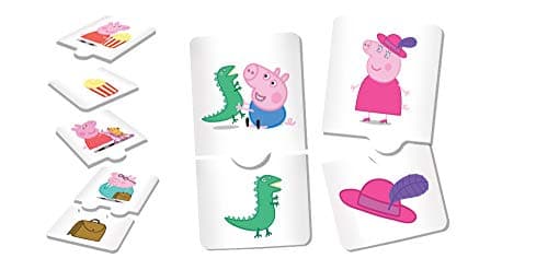 Lisciani - PEPPA PIG - Sammlung von 10 Lernspiele ab 2 Jahren - Farben, Formen, Puzzle, Zahlen, Memory, Suchen & Finden – Bild 4
