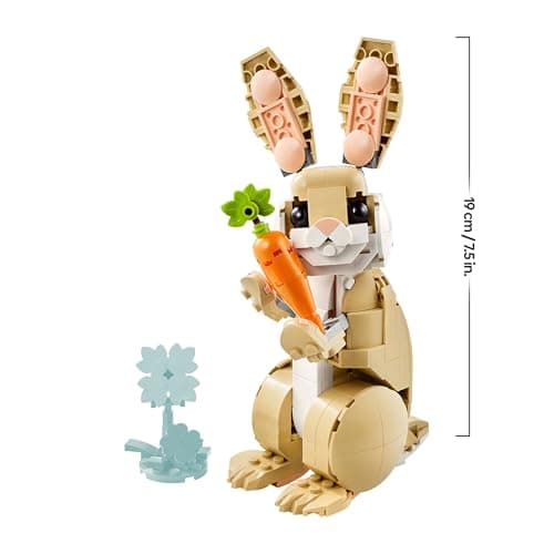 LEGO Creator 3in1 Häschen - Ostergeschenke für Kinder - 3 Spielzeug Tierfiguren: Hase, Lama, Robbe – Bild 3