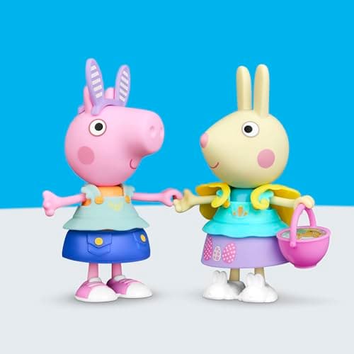 Peppa Pig Peppa Wutz Frühlingszeit Anziehspaß Figur mit 6 Accessories, kinderleicht anziehen, 15 cm Puppe, Vorschulspielzeug für Mädchen und Jungen ab 3 Jahren – Bild 5