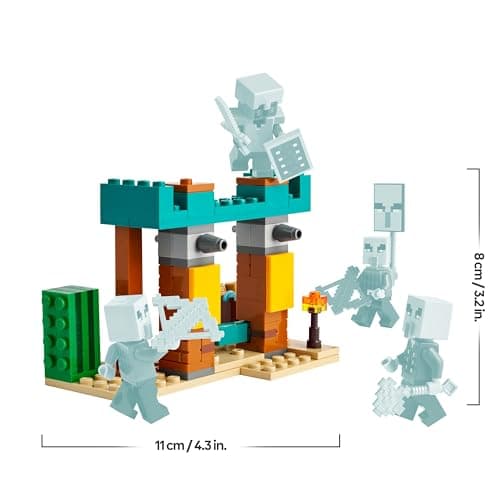 LEGO Minecraft Die Illager-Wüstenpatrouille - Gaming Spielzeug mit Figuren, darunter EIN Plünderer, EIN Vindikator und EIN Kaktusritter – Bild 3