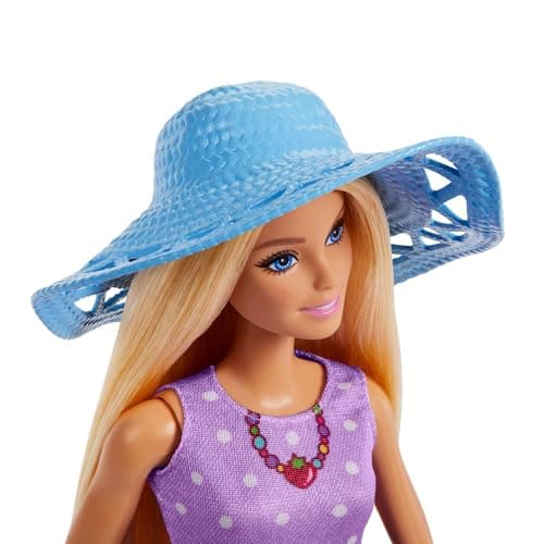 Barbie Family & Friends Spielset aus Puppen und Accessoires, Spielset mit Picknick-Thema, Mode, kleinen Puppen und 9 Accessoires inkl. Essen – Bild 4