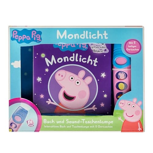 Peppa Pig - Pop-Up-Buch mit Taschenlampe - Bilderbuch mit 5 lustigen Geräuschen: Interaktives Buch und Taschenlampe mit 5 lustigen Geräuschen – Bild 2