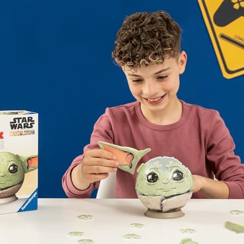 Ravensburger 3D Puzzle 11556 - Puzzle-Ball Grogu - Puzzle-Ball mit ansteckbaren Ohren – Bild 2