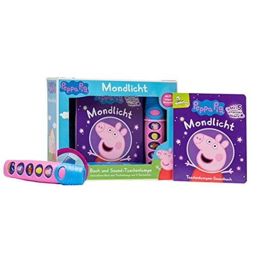 Peppa Pig - Pop-Up-Buch mit Taschenlampe - Bilderbuch mit 5 lustigen Geräuschen: Interaktives Buch und Taschenlampe mit 5 lustigen Geräuschen – Bild 6