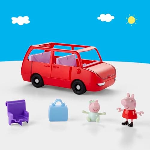 Peppa Pig Peppas großes Familienauto Spielset, Rot – Bild 4