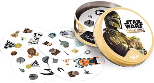 Zygomatic, Dobble Star Wars: The Mandalorian, Familienspiel, Kartenspiel, 2-8 Spieler, Ab 6+ Jahren, 15+ Minuten, Deutsch – Bild 6