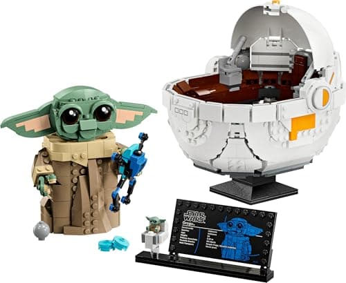 LEGO Star Wars 75403 Grogu in Seiner Repulsorwiege aus The Mandalorian - Minifigur zum Sammeln - Modell zum Bauen, Spielen und Ausstellen – Bild 4
