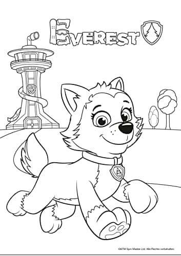 PAW Patrol Kindergartenheft: Mein liebster Malblock: Mehr als 60 großflächige Malvorlagen | mit Rubble, Marshall und Co. für Kinder ab 3 Jahren – Bild 4