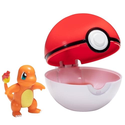 Pokémon Clip 'N' Go Pokeball & Battle Figuren-Set 3er-Pack – Let's Go Starters Charmander, Bubasaur, Squirtle mit Poke-Bällen – Bild 3