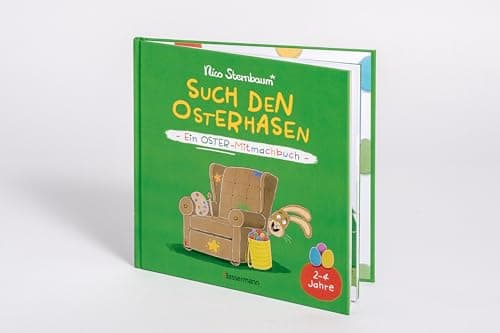 Such den Osterhasen. Ein Oster-Mitmachbuch. Zum Schütteln, Schaukeln, Pusten, Klopfen und sehen, was dann passiert – Bild 3