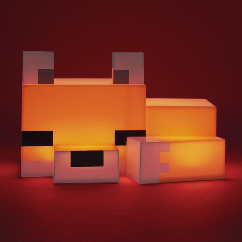 Minecraft Fuchs Nachtlicht - Offiziell lizenziert, Süße Lampe, Geschenk für Jungs & Mädchen, Gaming-Zimmerzubehör & Deko fürs Kinderzimmer – Bild 4
