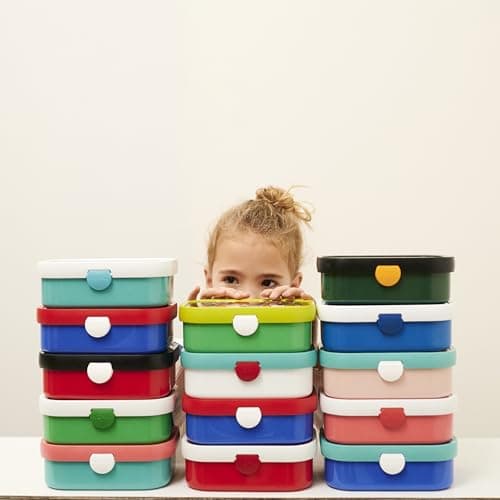 Mepal - Brotdose Kinder Campus - Bento Box Kinder - Brotdose Kinder mit Fächern & Gabel - Meal Prep Box mit Clip-Verschluss - BPA-frei & Spülmaschinenfest - 750 ml - Avengers – Bild 6