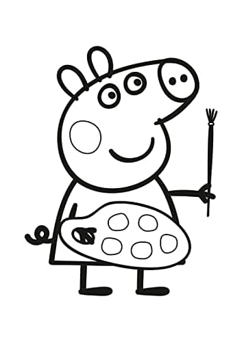 Peppa Wutz Ausmalbilder: Mein toller Malblock: Malvorlagen für Kinder ab 3 Jahren – Bild 6