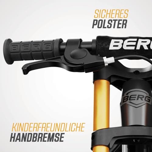 BERG Biky Cross 12 Zoll Laufrad für Jungen und Mädchen ab 2 Jahren | Kinder Laufrad mit Handbremse, Luftreifen, höhenverstellbarem Sattel & leichtem Magnesiumrahmen – Bild 7
