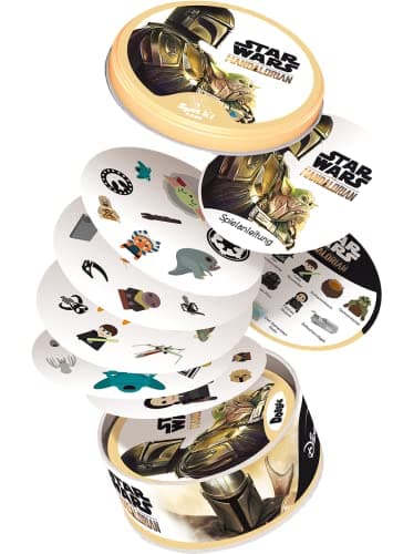 Zygomatic, Dobble Star Wars: The Mandalorian, Familienspiel, Kartenspiel, 2-8 Spieler, Ab 6+ Jahren, 15+ Minuten, Deutsch – Bild 5