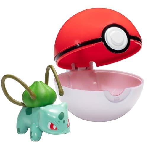 Pokémon Clip 'N' Go Pokeball & Battle Figuren-Set 3er-Pack – Let's Go Starters Charmander, Bubasaur, Squirtle mit Poke-Bällen – Bild 4