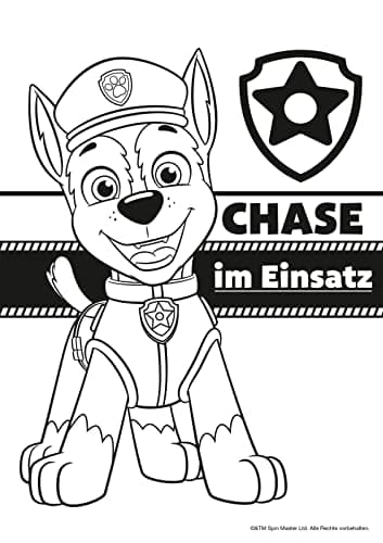 PAW Patrol Kindergartenheft: Mein liebster Malblock: Mehr als 60 großflächige Malvorlagen | mit Rubble, Marshall und Co. für Kinder ab 3 Jahren – Bild 6