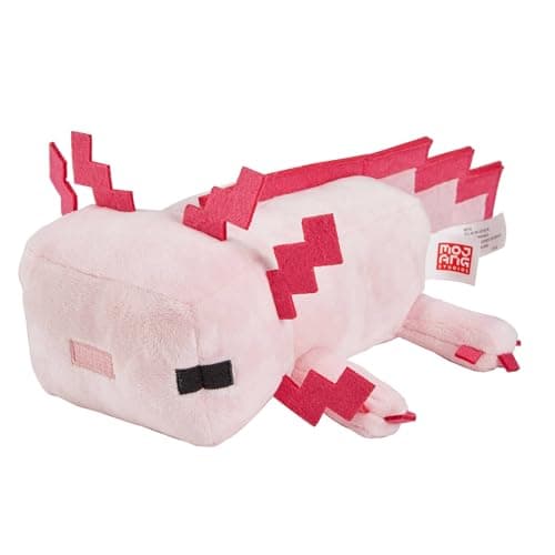 Mattel Minecraft, Axolotl Plüschfigur, ca. 21 cm – Bild 2