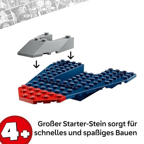LEGO ǀ Marvel Captain America vs. Thanos - Kinder Spielzeug mit Minifiguren - Kreatives Geschenk für Jungen und Mädchen ab 4 Jahren – Bild 6