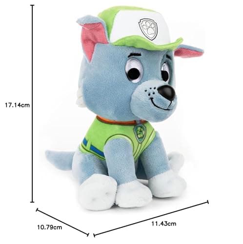 GUND PAW Patrol Rocky Plüschtier, 15 cm - hochwertiges Kuscheltier für Fans der beliebten TV-Serie, ab 1 Jahr empfohlen – Bild 3