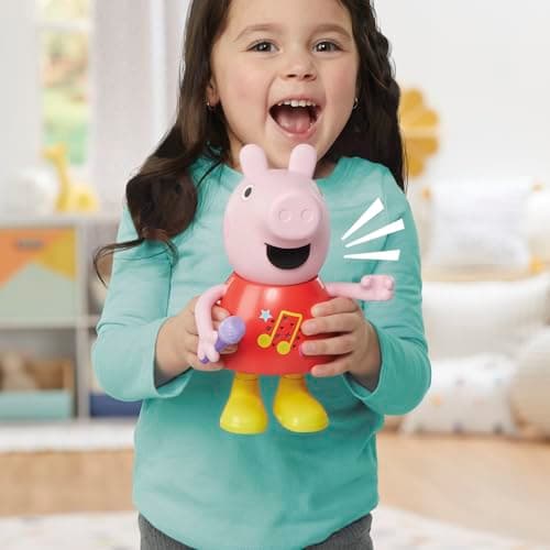 Peppa Pig Plauder- & Singspaß Peppa Puppe, Rosa, 20 cm – Bild 5