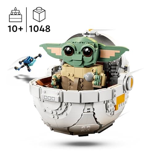 LEGO Star Wars 75403 Grogu in Seiner Repulsorwiege aus The Mandalorian - Minifigur zum Sammeln - Modell zum Bauen, Spielen und Ausstellen – Bild 3