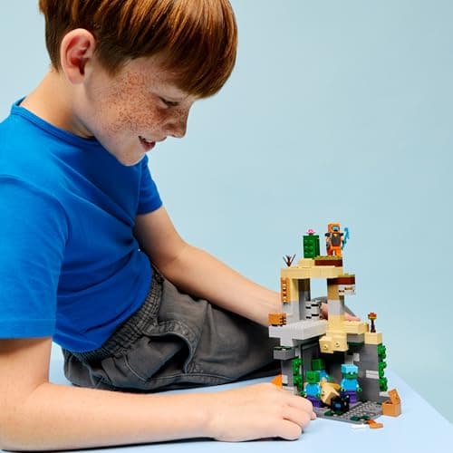 LEGO Minecraft Zombieverlies - Bauspielzeug für Rollenspiele - Minecraft-Spielset für Jungen und Mädchen ab 8 Jahren mit 3 Zombies, einem Krieger und Videospielzubehör  – Bild 2