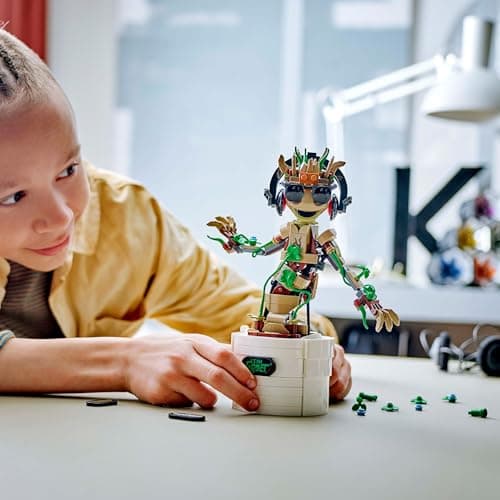 LEGO | Marvel Tanzender Groot - Animierte Minifigur eines Charakters aus Guardians of The Galaxy - Interaktives Spielset  – Bild 2