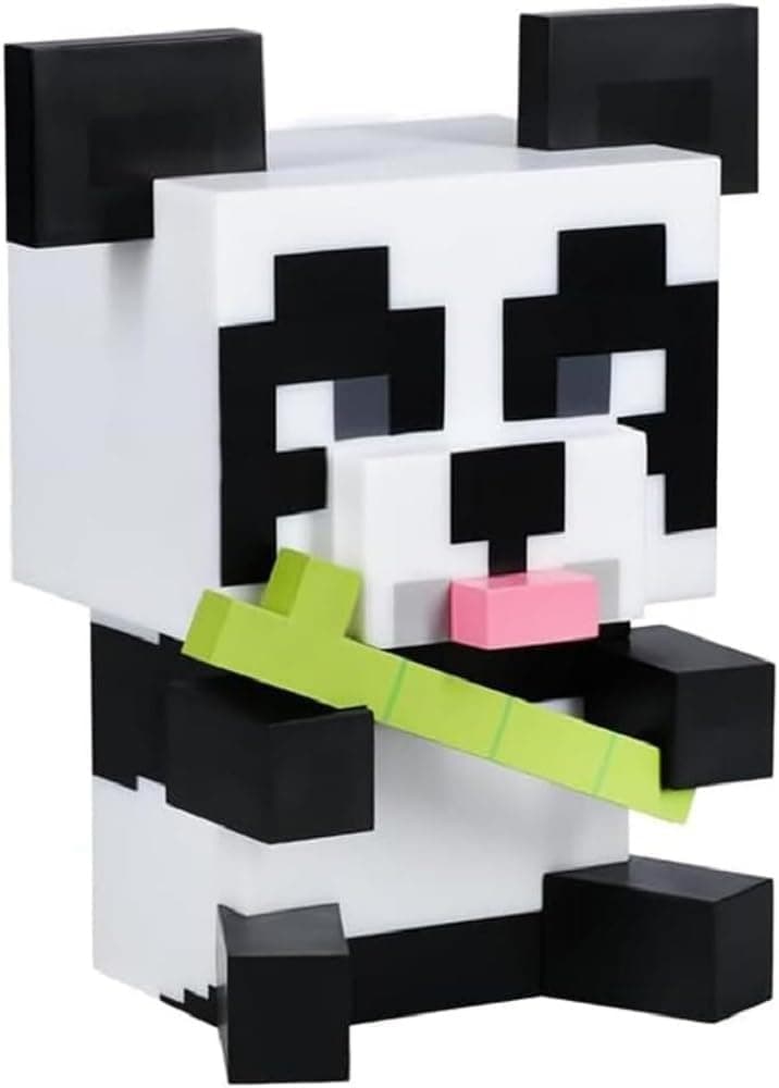 Minecraft Panda Licht - Offiziell lizenziertes Merchandise, tragbares Nachtlicht & Gaming-Raum-Dekor für Kinder – Bild 1