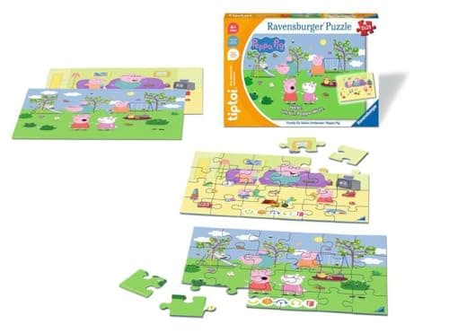 Ravensburger tiptoi Puzzle für kleine Entdecker: Peppa Pig – Bild 3