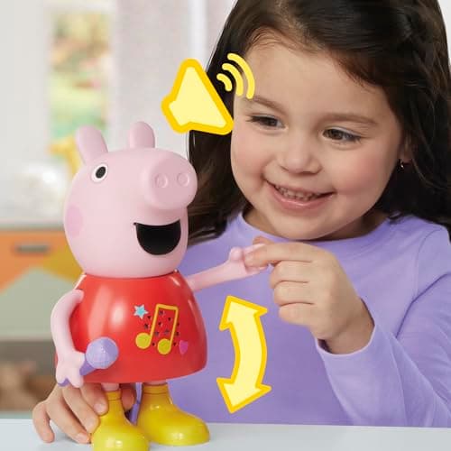 Peppa Pig Plauder- & Singspaß Peppa Puppe, Rosa, 20 cm – Bild 3