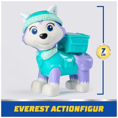 PAW PATROL - Everest-Figur mit Schneemobil-Rettungsfahrzeug, stabiles Basis-Fahrzeug , authentisches Spielzeug zur Serie für Kinder ab 3 Jahren – Bild 4
