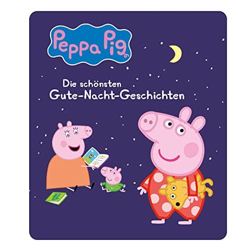 tonies Hörfigur für Toniebox, Peppa Wutz – Gute Nacht Geschichten, Hörspiel für Kinder ab 3 Jahren, Spielzeit ca. 41 Minuten – Bild 5