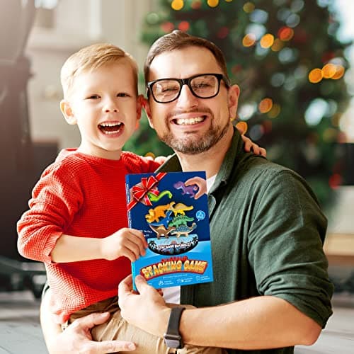 Dinosaurier-Stapelspielzeug aus Holz, Montessori Spielzeug – Bild 6