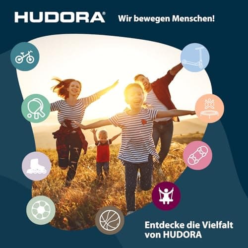 HUDORA Inline Skates Mia/Leon - Inliner für Kinder/Jugendliche  in versch. Größen & Farben - Roller Skates bis zu 4 Größen verstellbar – Bild 6