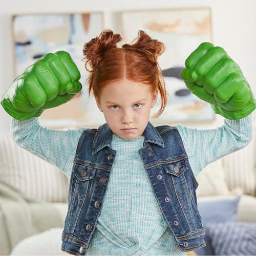 Marvel Avengers Hulk Gamma-Schmetterfäuste Rollenspielzeug, grün – Bild 6