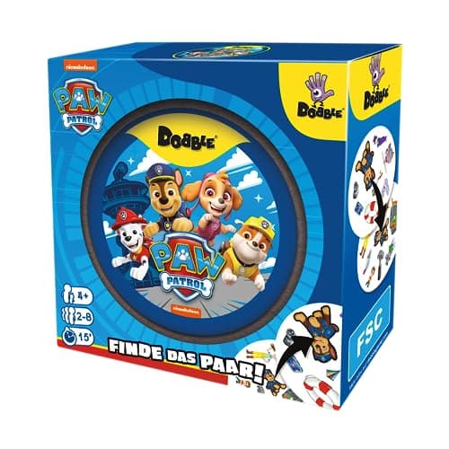 Zygomatic, Dobble Paw Patrol, Eco-Sleeves, Kinderspiel, Kartenspiel, 2-8 Spieler, Ab 4+ Jahren – Bild 4