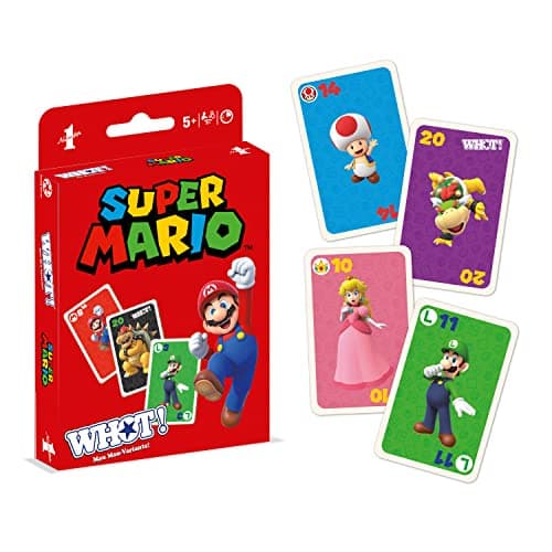 Waddingtons Number 1 WHOT! Mau-Mau-Variante Super Mario Kartenspiel für Kinder - Super Mario für Familie - 1+ Spieler ab 5+ Jahren – Bild 3