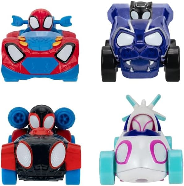 Spidey und seine Super-Freunde - Metall Fahrzeuge 4er-Set – Bild 2