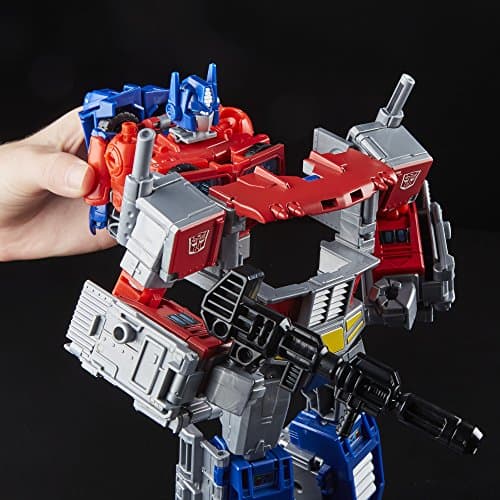 Transformers Generations : Power of The Primes – Leader Class – Optimus Prime – 22cm Actionfigur mit Accessories – Bild 4