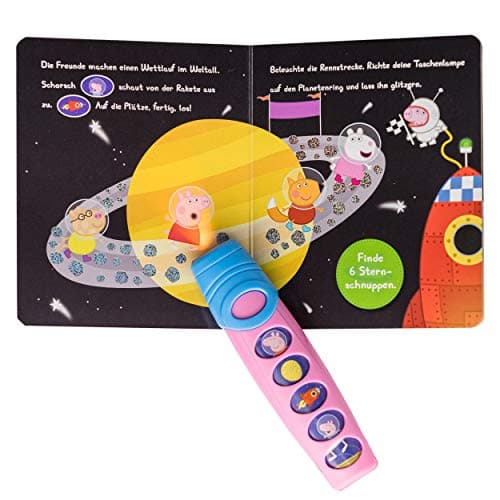Peppa Pig - Pop-Up-Buch mit Taschenlampe - Bilderbuch mit 5 lustigen Geräuschen: Interaktives Buch und Taschenlampe mit 5 lustigen Geräuschen – Bild 5