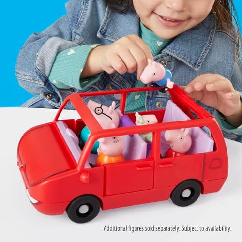 Peppa Pig Peppas großes Familienauto Spielset, Rot – Bild 2