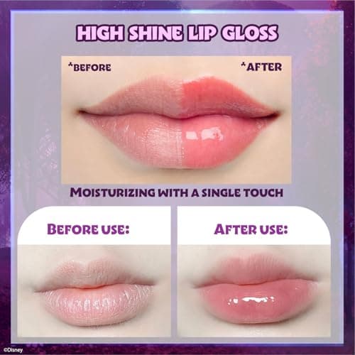 Disney Frozen 12-teiliges set, pflanzenbasierter Lipgloss, erstes Makeup-Set für Mädchen, perfekt für Partys, Pyjamapartys und Geburtstagsgeschenke, ab 3 Jahren – Bild 3