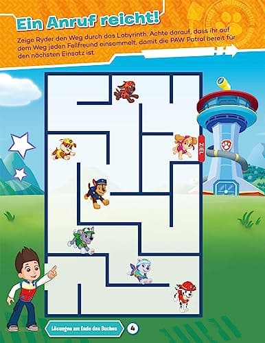 PAW Patrol Mitmachbuch: PAWtastischer Wisch & Weg Spielspaß: mit abwischbaren Seiten und Stift | Für Kinder ab 4 Jahren – Bild 6