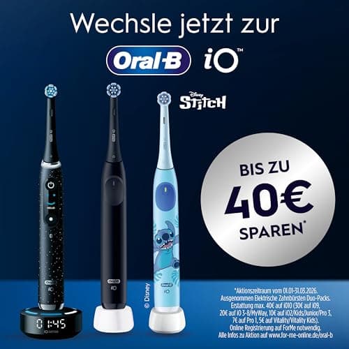 Oral-B Pro Kids Spiderman Elektrische Zahnbürste für Kinder ab 3 Jahren — Inkl. 1 Aufsteckbürste & Zahnbürsten-Sticker, Reise-Etui, Blau/Rot – Bild 3