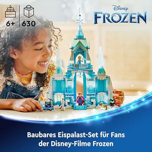 LEGO ǀ Disney Frozen Elsas Winterpalast, BAU- und Spielset für Kinder mit Modell-Palast und Minifiguren ELSA und Anna, Geschenk für Mädchen, Jungen und Filmfans ab 6 Jahren – Bild 4