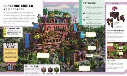 Das offizielle Minecraft Ideen Buch: Baue unsere Welt in Minecraft nach! Über 70 coole Bauideen - von den Pyramiden bis zur ISS. Für Minecraft-Fans ab 8 Jahren – Bild 5