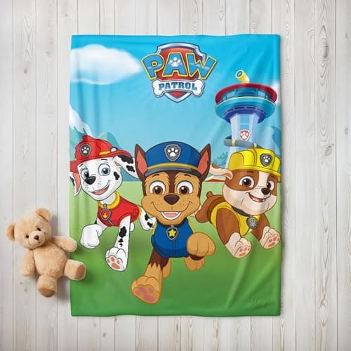 Kinder-Decke Paw Patrol kuschelig & weich 130x170 cm · Fleece-Decke für Mädchen und Jungen – Bild 6