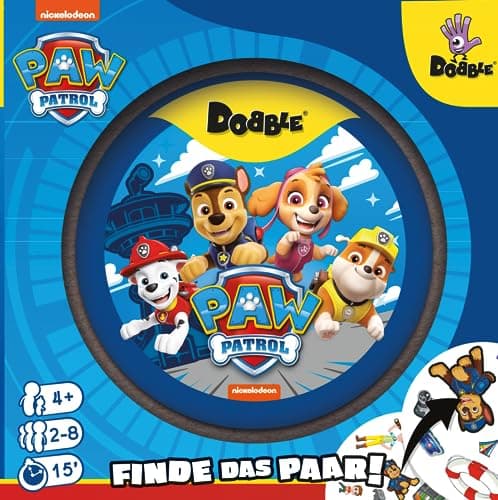 Zygomatic, Dobble Paw Patrol, Eco-Sleeves, Kinderspiel, Kartenspiel, 2-8 Spieler, Ab 4+ Jahren – Bild 3